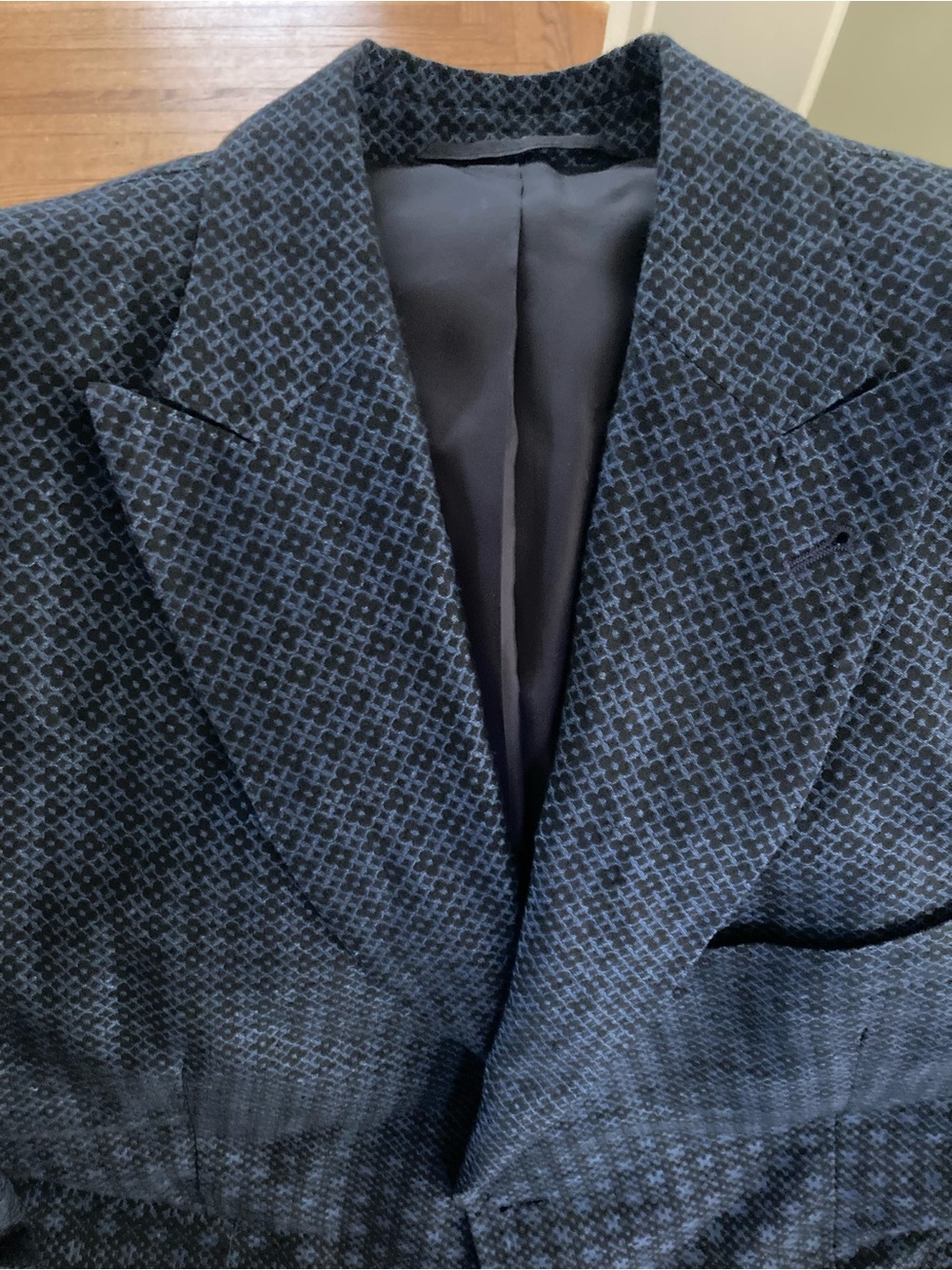 Baldessarini Tailored Navy Patterned Sport Coat
